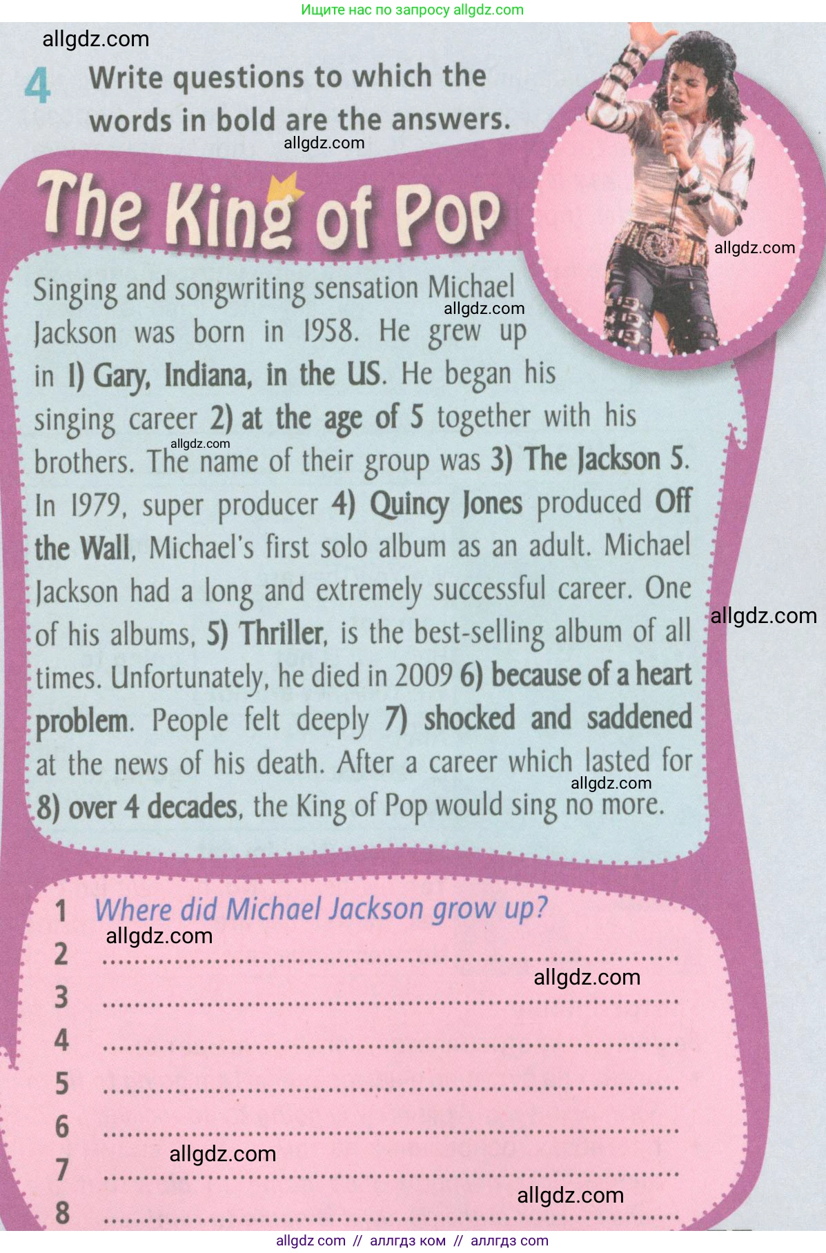 Английский язык (english), 6 класс Рабочая тетрадь (workbook), авторы: Баранова Ксения Михайловна (Baranova Ksenia), Мильруд Радислав Петрович (Millrood Radislav), Копылова Виктория Викторовна (Kopylova Victoria), Дули Дженни (Dooley Jenny), Эванс Вирджиния (Evans Virginia), издательство Просвещение, Москва, 2023, белого цвета, страница 77, номер 4, Условие