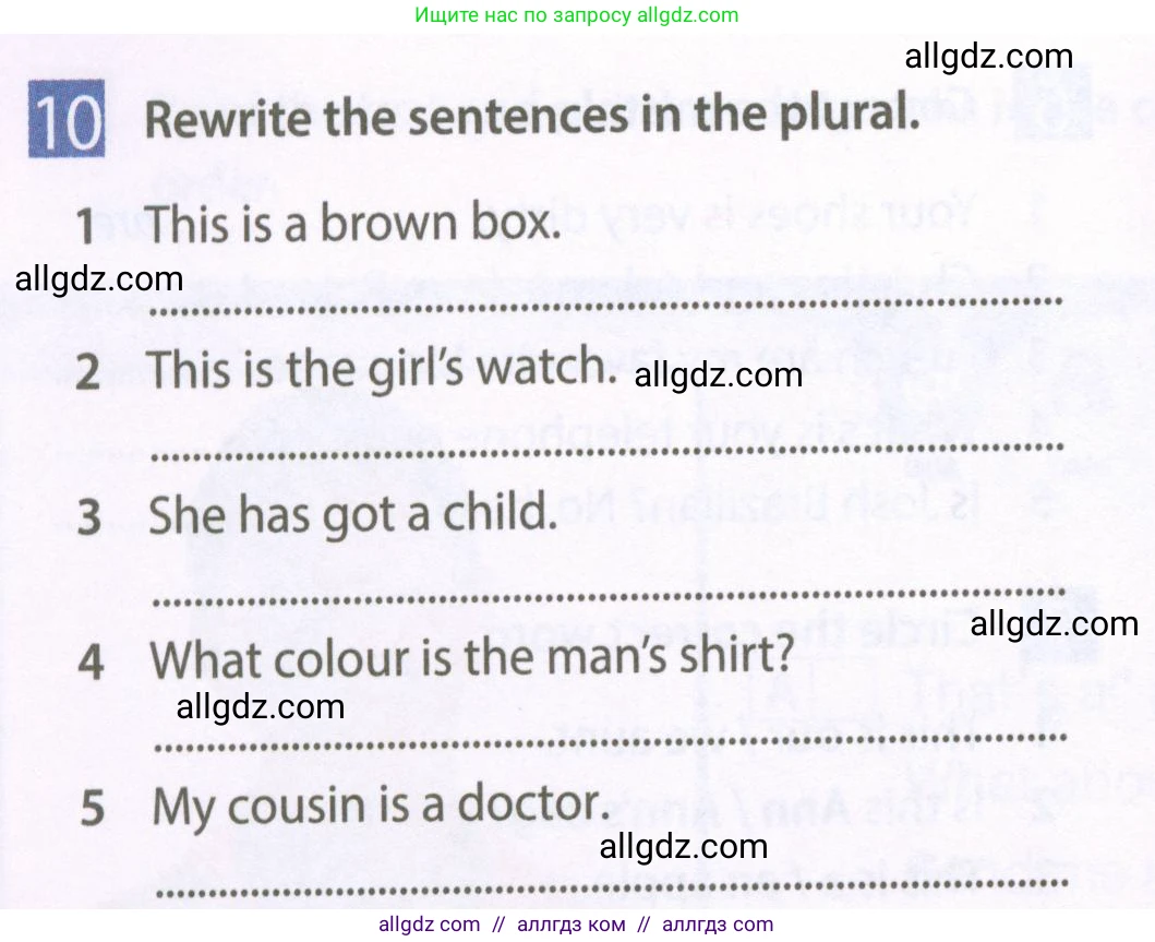 Английский язык (english), 6 класс Рабочая тетрадь (workbook), авторы: Ваулина Юлия Евгеньевна (Vaulina Julia), Дули Дженни (Dooley Jenny), Подоляко Ольга Евгеньевна (Podolyako Olga), Эванс Вирджиния (Evans Virginia), издательство Просвещение, Москва, 2023, зелёного цвета, страница 10, номер 10, Условие 2023-2027