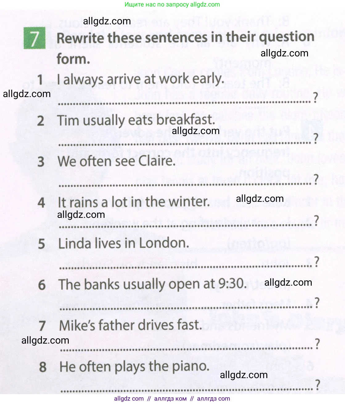 Английский язык (english), 6 класс Рабочая тетрадь (workbook), авторы: Ваулина Юлия Евгеньевна (Vaulina Julia), Дули Дженни (Dooley Jenny), Подоляко Ольга Евгеньевна (Podolyako Olga), Эванс Вирджиния (Evans Virginia), издательство Просвещение, Москва, 2023, зелёного цвета, страница 28, номер 7, Условие 2023-2027