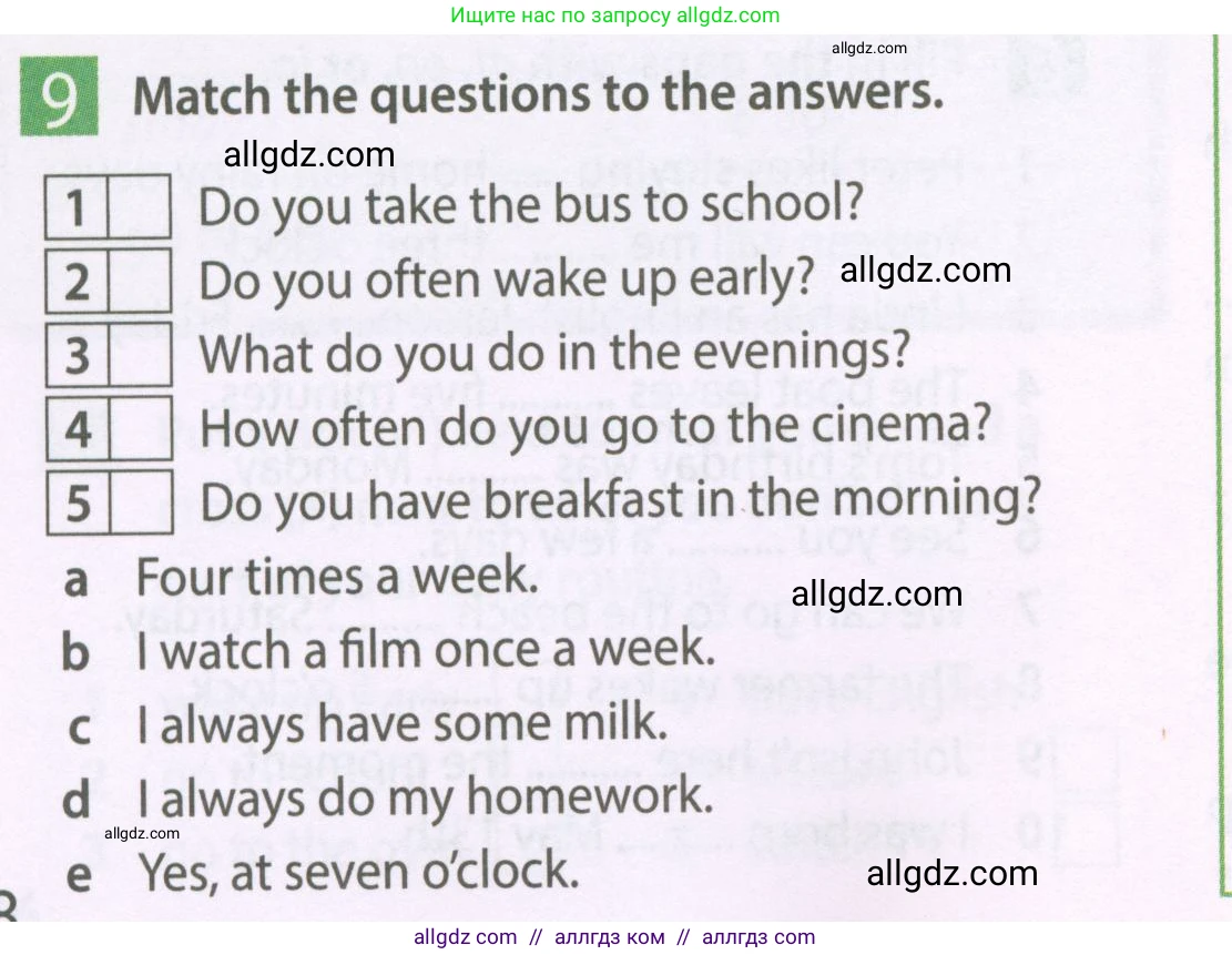 Английский язык (english), 6 класс Рабочая тетрадь (workbook), авторы: Ваулина Юлия Евгеньевна (Vaulina Julia), Дули Дженни (Dooley Jenny), Подоляко Ольга Евгеньевна (Podolyako Olga), Эванс Вирджиния (Evans Virginia), издательство Просвещение, Москва, 2023, зелёного цвета, страница 28, номер 9, Условие 2023-2027