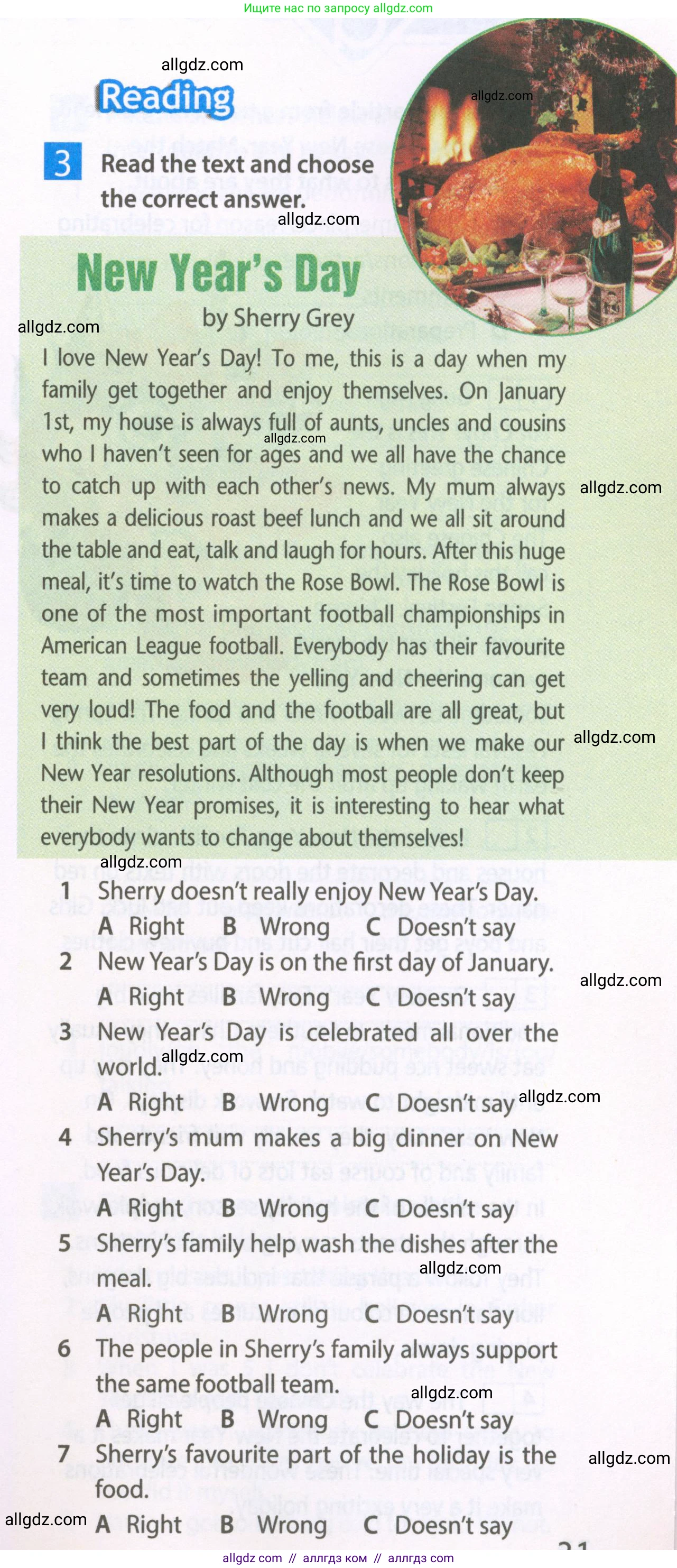 Английский язык (english), 6 класс Рабочая тетрадь (workbook), авторы: Ваулина Юлия Евгеньевна (Vaulina Julia), Дули Дженни (Dooley Jenny), Подоляко Ольга Евгеньевна (Podolyako Olga), Эванс Вирджиния (Evans Virginia), издательство Просвещение, Москва, 2023, зелёного цвета, страница 31, номер 3, Условие 2023-2027