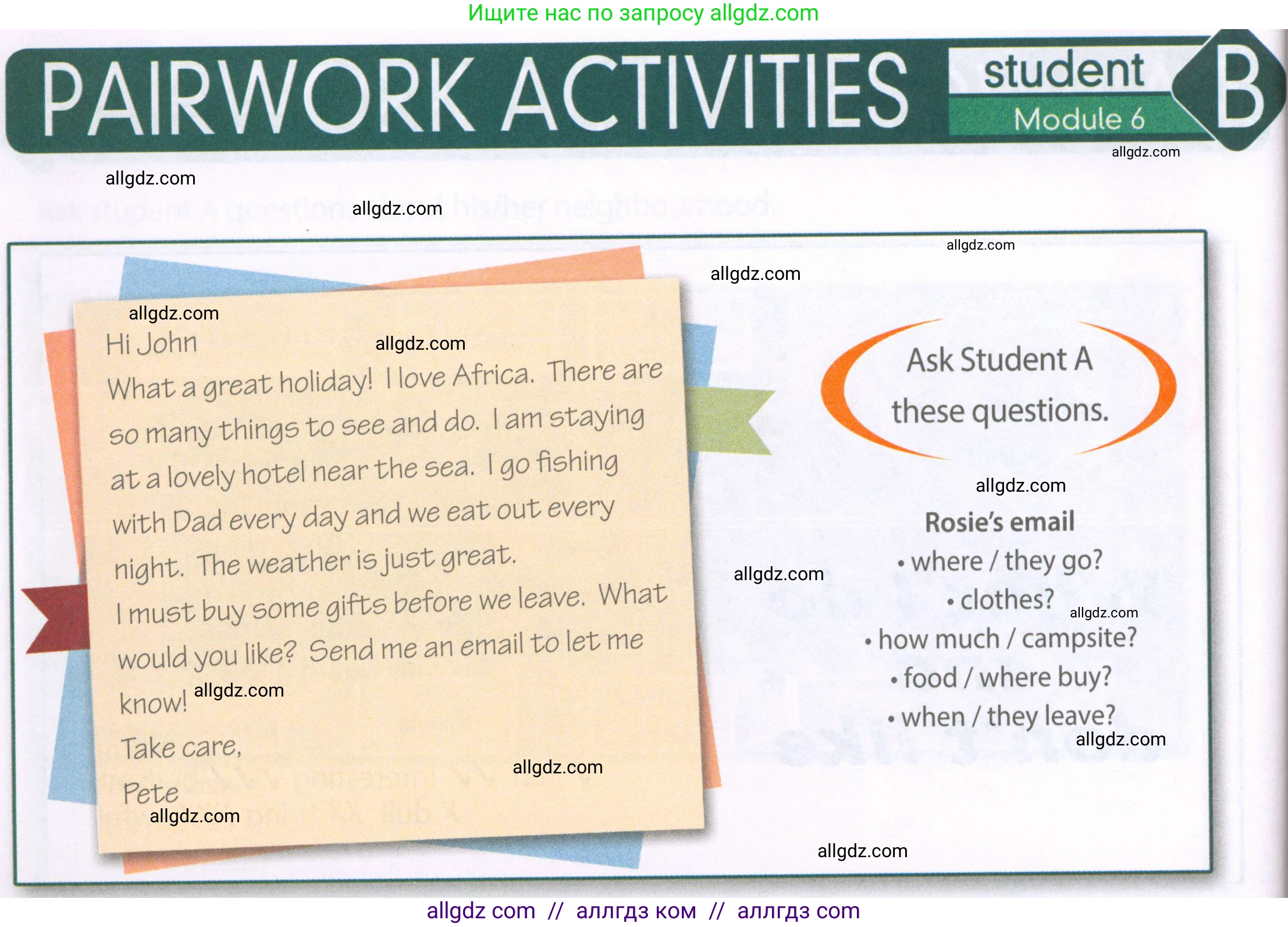 Английский язык (english), 6 класс Рабочая тетрадь (workbook), авторы: Ваулина Юлия Евгеньевна (Vaulina Julia), Дули Дженни (Dooley Jenny), Подоляко Ольга Евгеньевна (Podolyako Olga), Эванс Вирджиния (Evans Virginia), издательство Просвещение, Москва, 2023, зелёного цвета, страница 74, номер 6, Условие 2023-2027