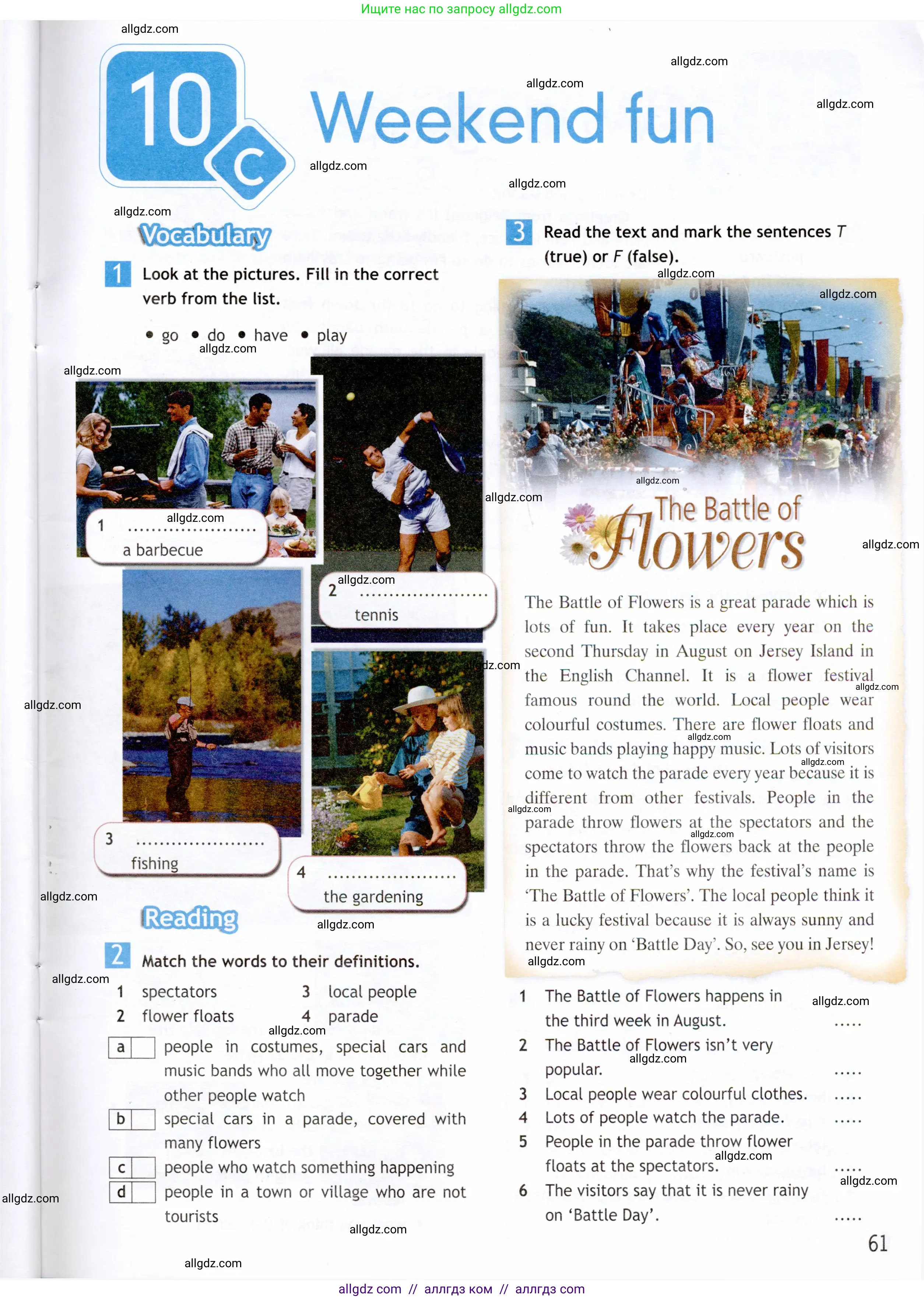 Английский язык (english), 6 класс Рабочая тетрадь (workbook), авторы: Ваулина Юлия Евгеньевна (Vaulina Julia), Дули Дженни (Dooley Jenny), Подоляко Ольга Евгеньевна (Podolyako Olga), Эванс Вирджиния (Evans Virginia), издательство Просвещение, Москва, 2023, зелёного цвета, страница 61