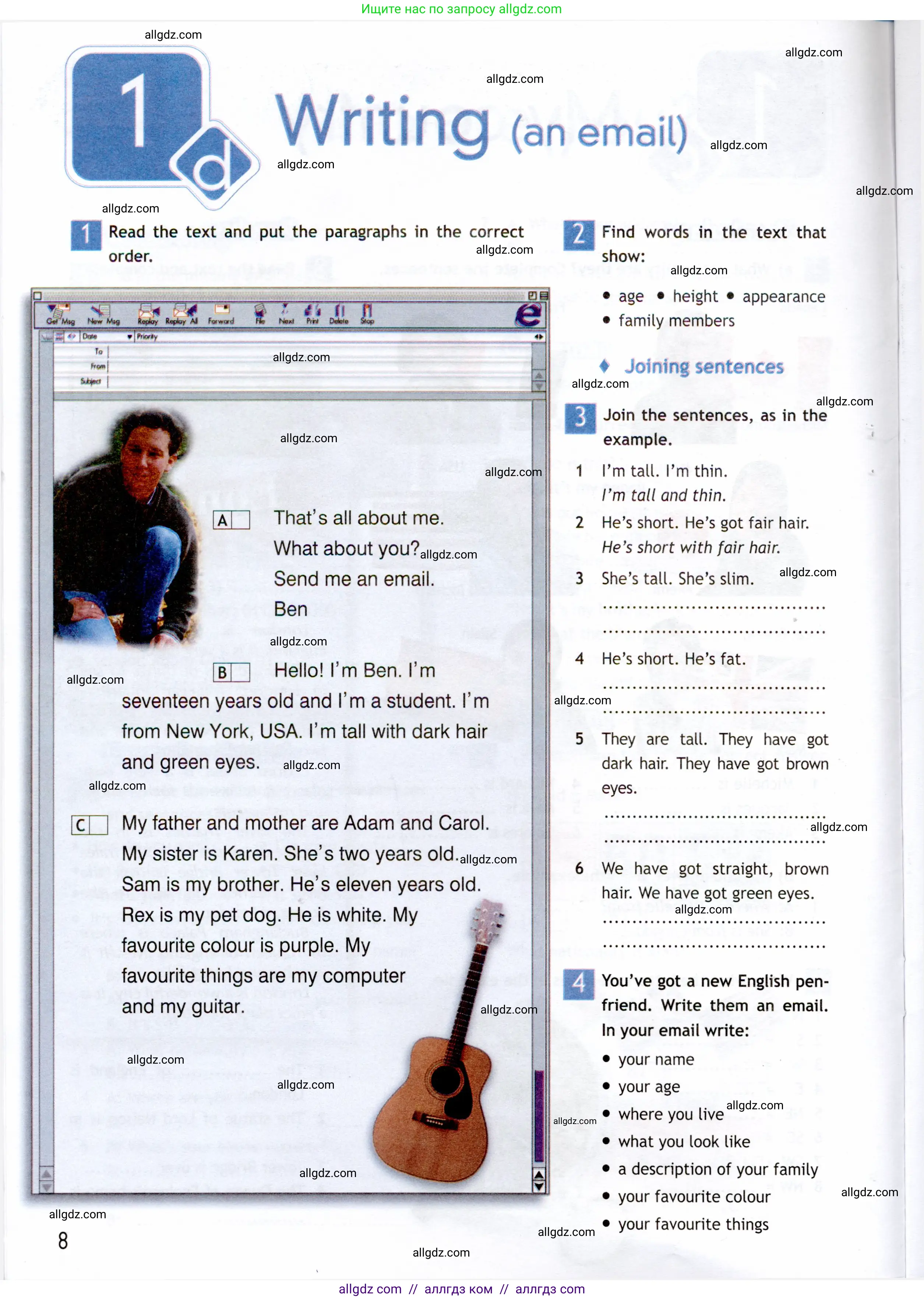 Английский язык (english), 6 класс Рабочая тетрадь (workbook), авторы: Ваулина Юлия Евгеньевна (Vaulina Julia), Дули Дженни (Dooley Jenny), Подоляко Ольга Евгеньевна (Podolyako Olga), Эванс Вирджиния (Evans Virginia), издательство Просвещение, Москва, 2023, зелёного цвета, страница 8