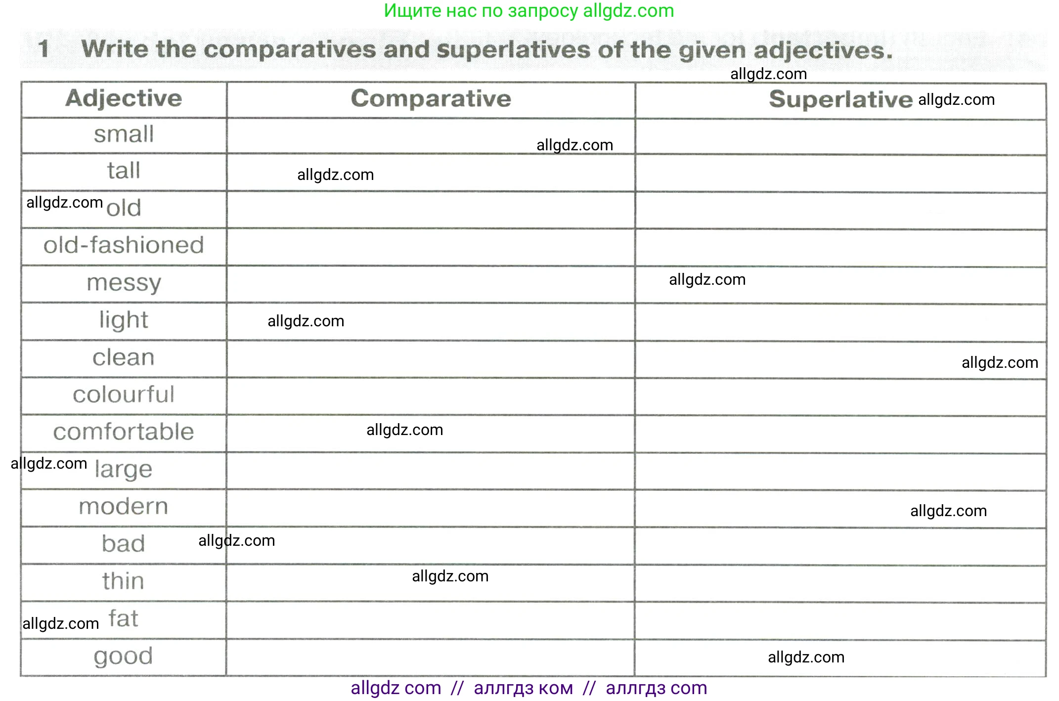 Английский язык (english), 6 класс сборник грамматических упражнений, автор: Смирнов Алексей Валерьевич, издательство Просвещение, Москва, 2023, оранжевого цвета, страница 15, номер 1, Условие