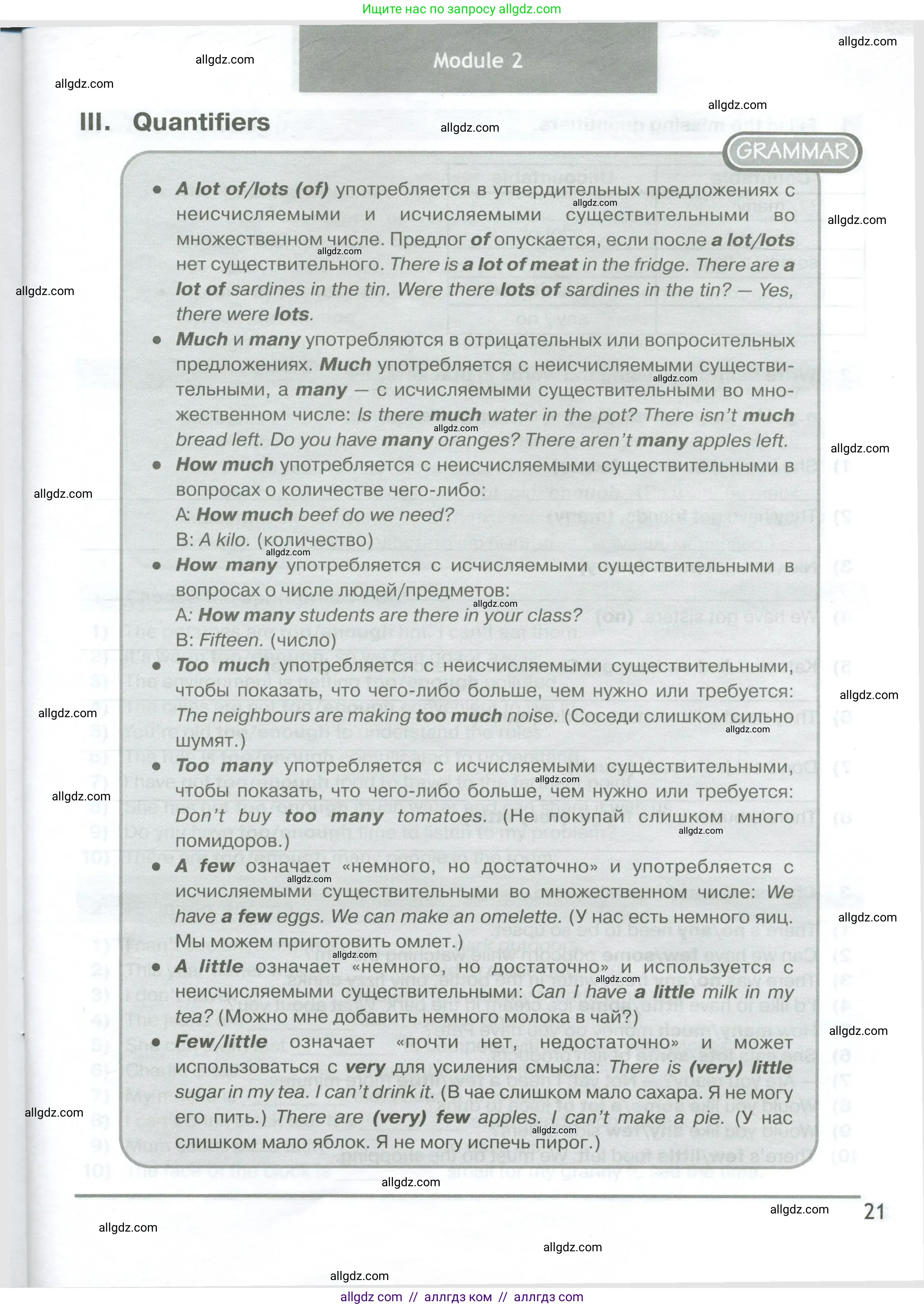 Английский язык (english), 6 класс сборник грамматических упражнений, автор: Смирнов Алексей Валерьевич, издательство Просвещение, Москва, 2023, оранжевого цвета, страница 21
