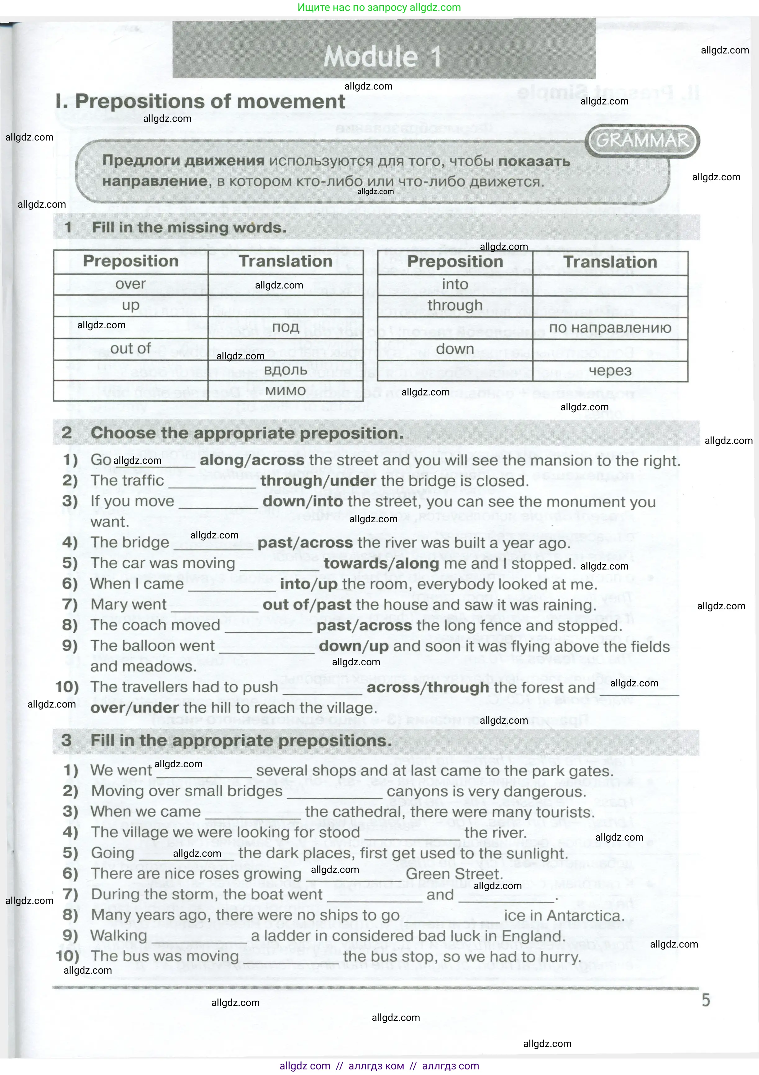 Английский язык (english), 6 класс сборник грамматических упражнений, автор: Смирнов Алексей Валерьевич, издательство Просвещение, Москва, 2023, оранжевого цвета, страница 5
