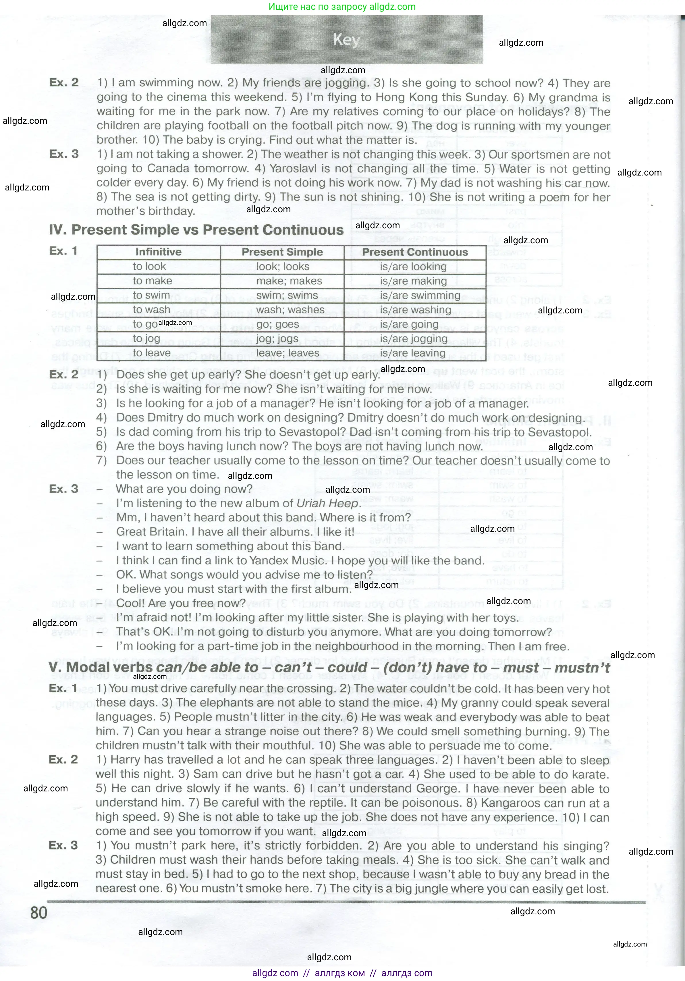 Английский язык (english), 6 класс сборник грамматических упражнений, автор: Смирнов Алексей Валерьевич, издательство Просвещение, Москва, 2023, оранжевого цвета, страница 80