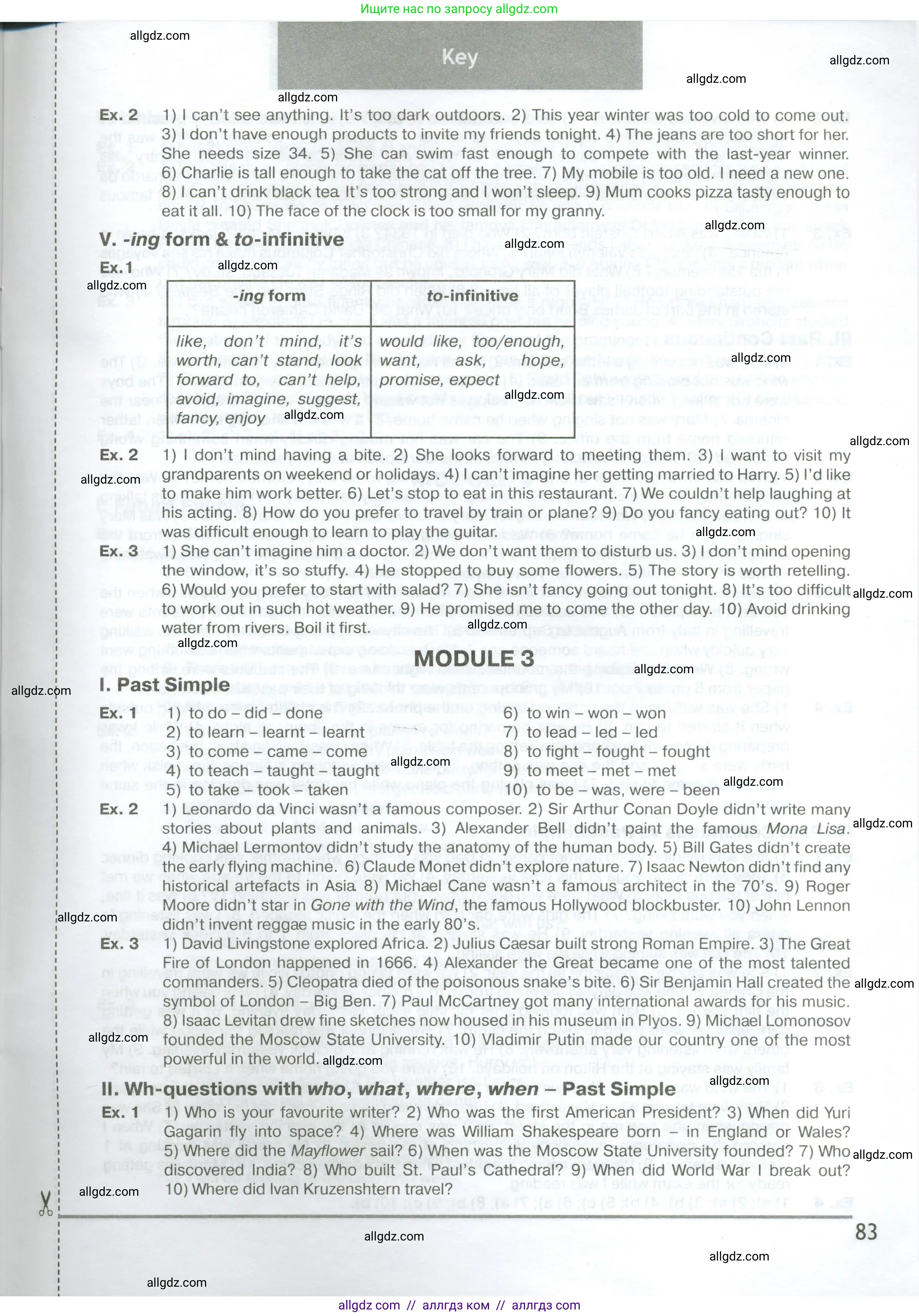 Английский язык (english), 6 класс сборник грамматических упражнений, автор: Смирнов Алексей Валерьевич, издательство Просвещение, Москва, 2023, оранжевого цвета, страница 83