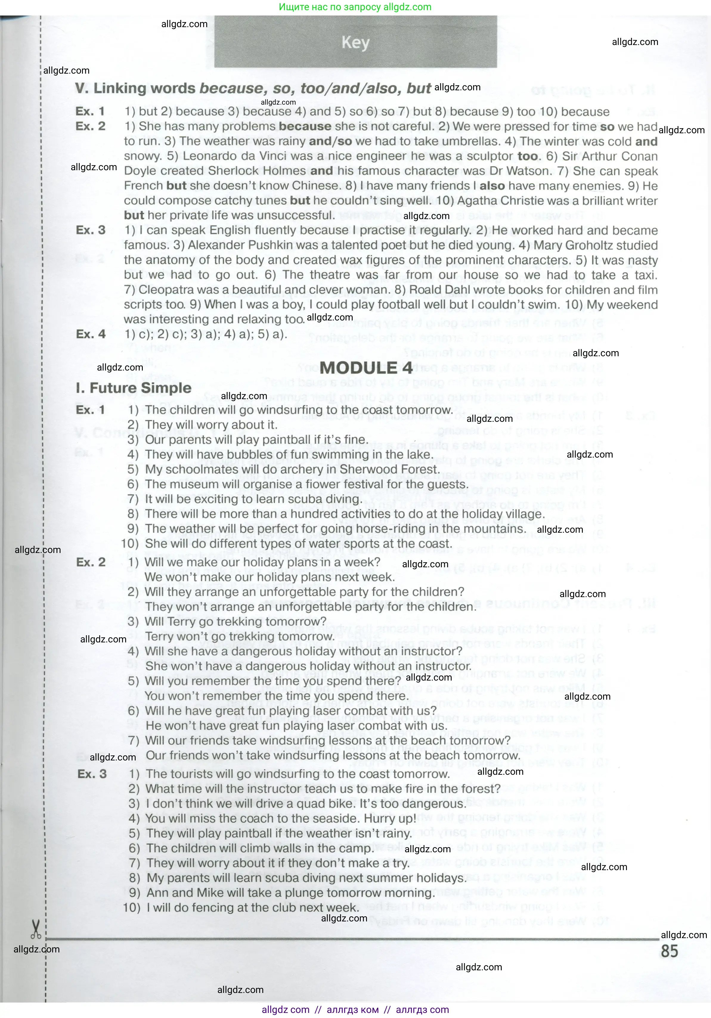 Английский язык (english), 6 класс сборник грамматических упражнений, автор: Смирнов Алексей Валерьевич, издательство Просвещение, Москва, 2023, оранжевого цвета, страница 85