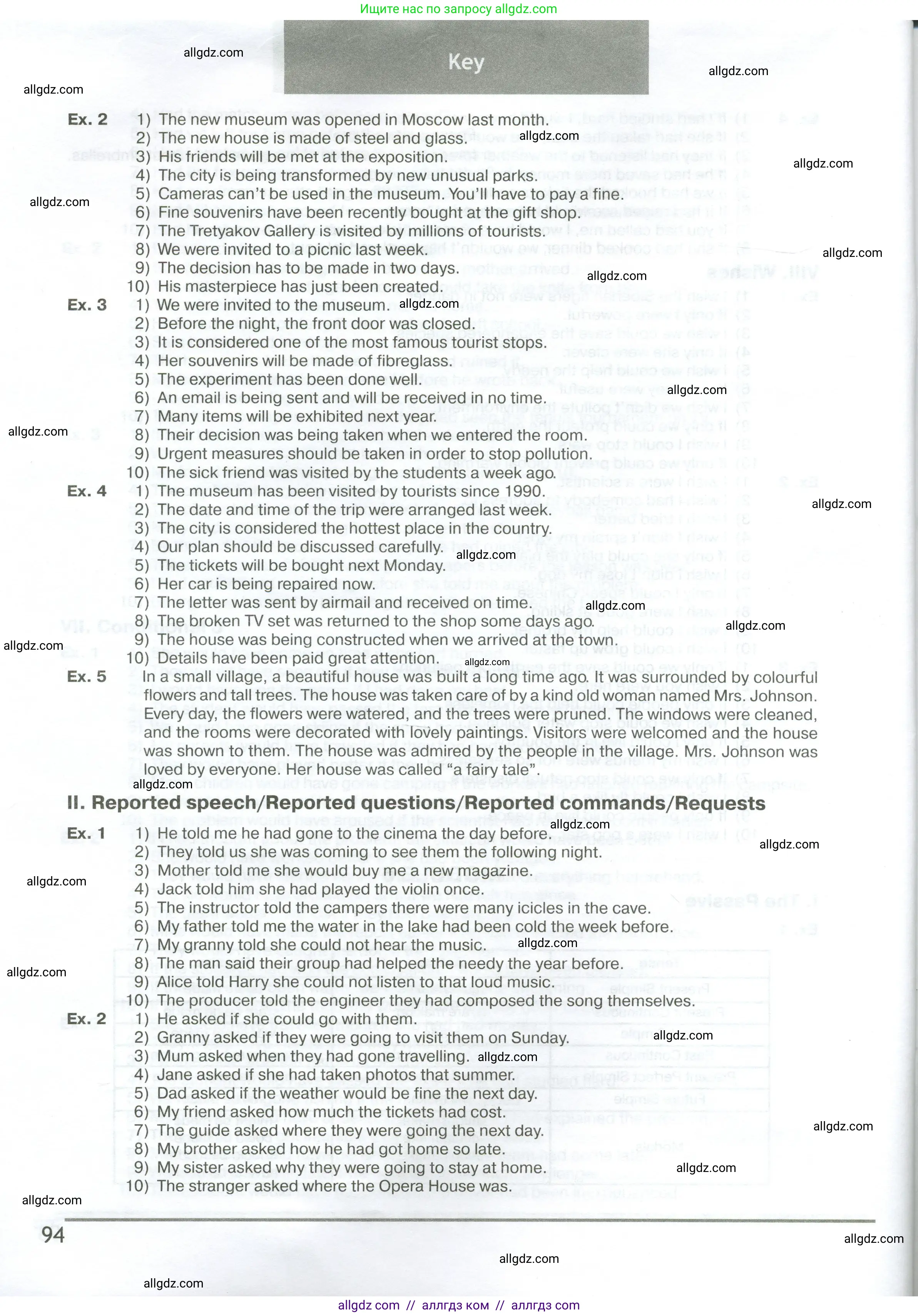 Английский язык (english), 6 класс сборник грамматических упражнений, автор: Смирнов Алексей Валерьевич, издательство Просвещение, Москва, 2023, оранжевого цвета, страница 94