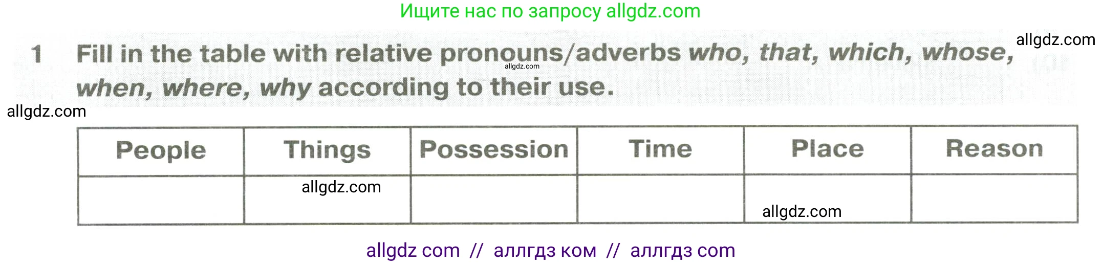 Английский язык (english), 6 класс сборник грамматических упражнений, автор: Смирнов Алексей Валерьевич, издательство Просвещение, Москва, 2023, оранжевого цвета, страница 50, номер 1, Условие