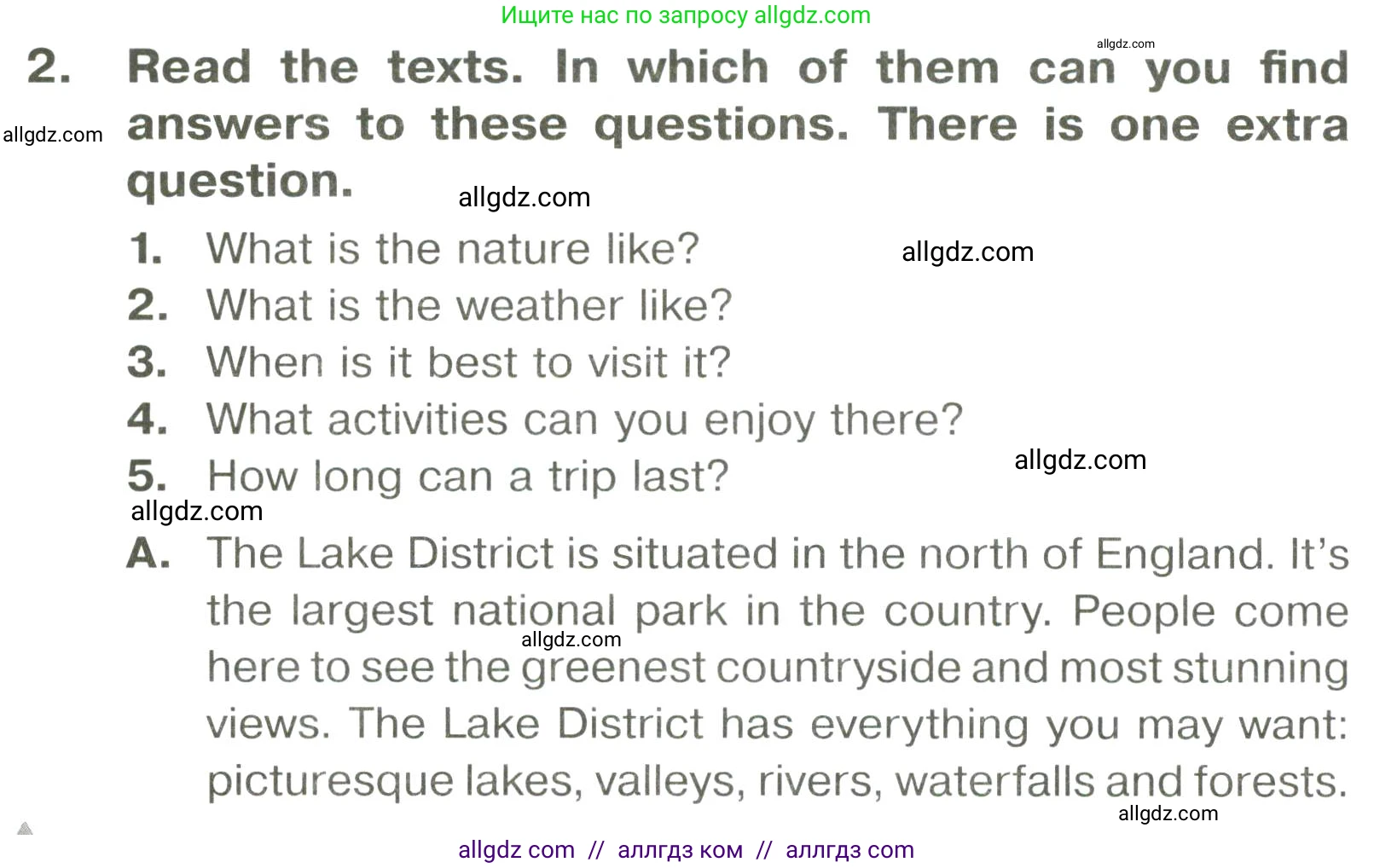 Английский язык (english), 6 класс Тренировочные упражнения в формате ОГЭ (ГИА), авторы: Комиссаров Константин Вячеславович, Кирдяева Ольга Ивановна, издательство Просвещение, Москва, 2023, белого цвета, страница 50, номер 2, Условие