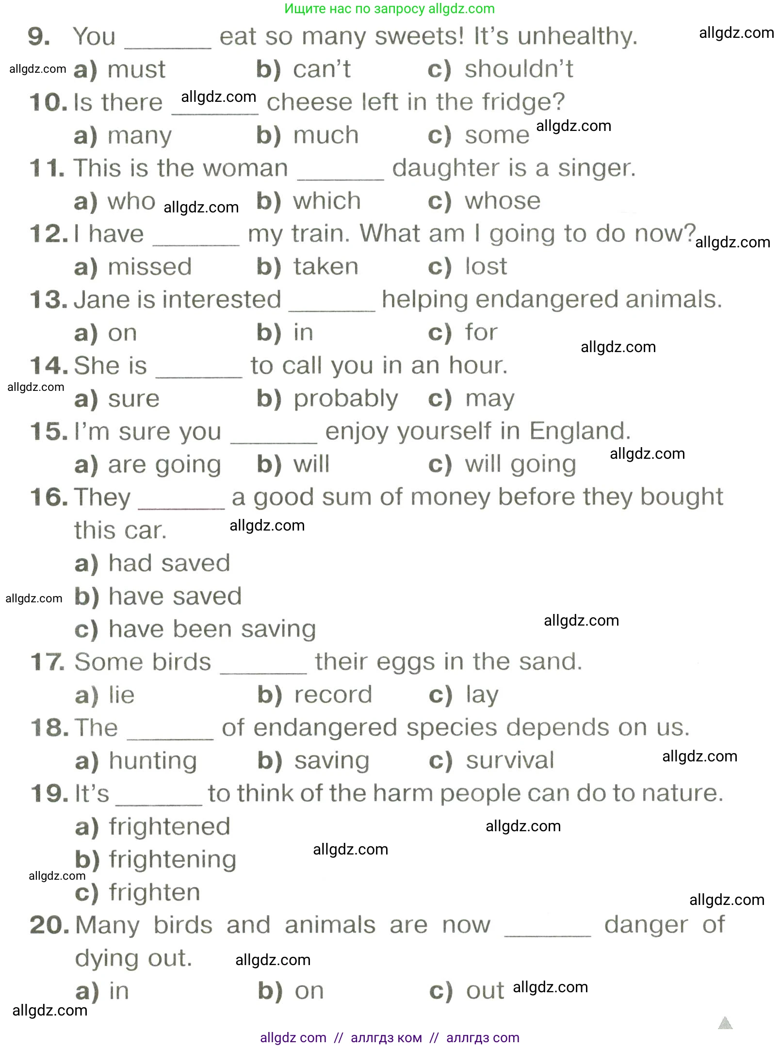 Английский язык (english), 6 класс Тренировочные упражнения в формате ОГЭ (ГИА), авторы: Комиссаров Константин Вячеславович, Кирдяева Ольга Ивановна, издательство Просвещение, Москва, 2023, белого цвета, страница 82, Условие (продолжение 2)