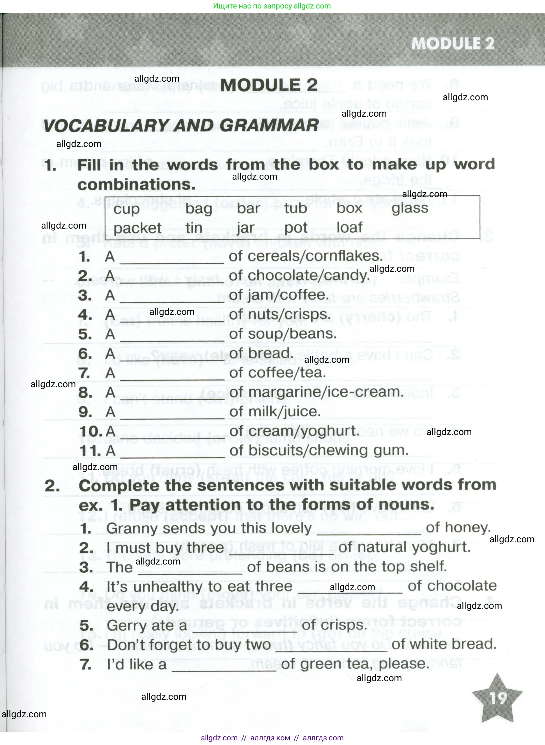 Английский язык (english), 6 класс Тренировочные упражнения в формате ОГЭ (ГИА), авторы: Комиссаров Константин Вячеславович, Кирдяева Ольга Ивановна, издательство Просвещение, Москва, 2023, белого цвета, страница 19
