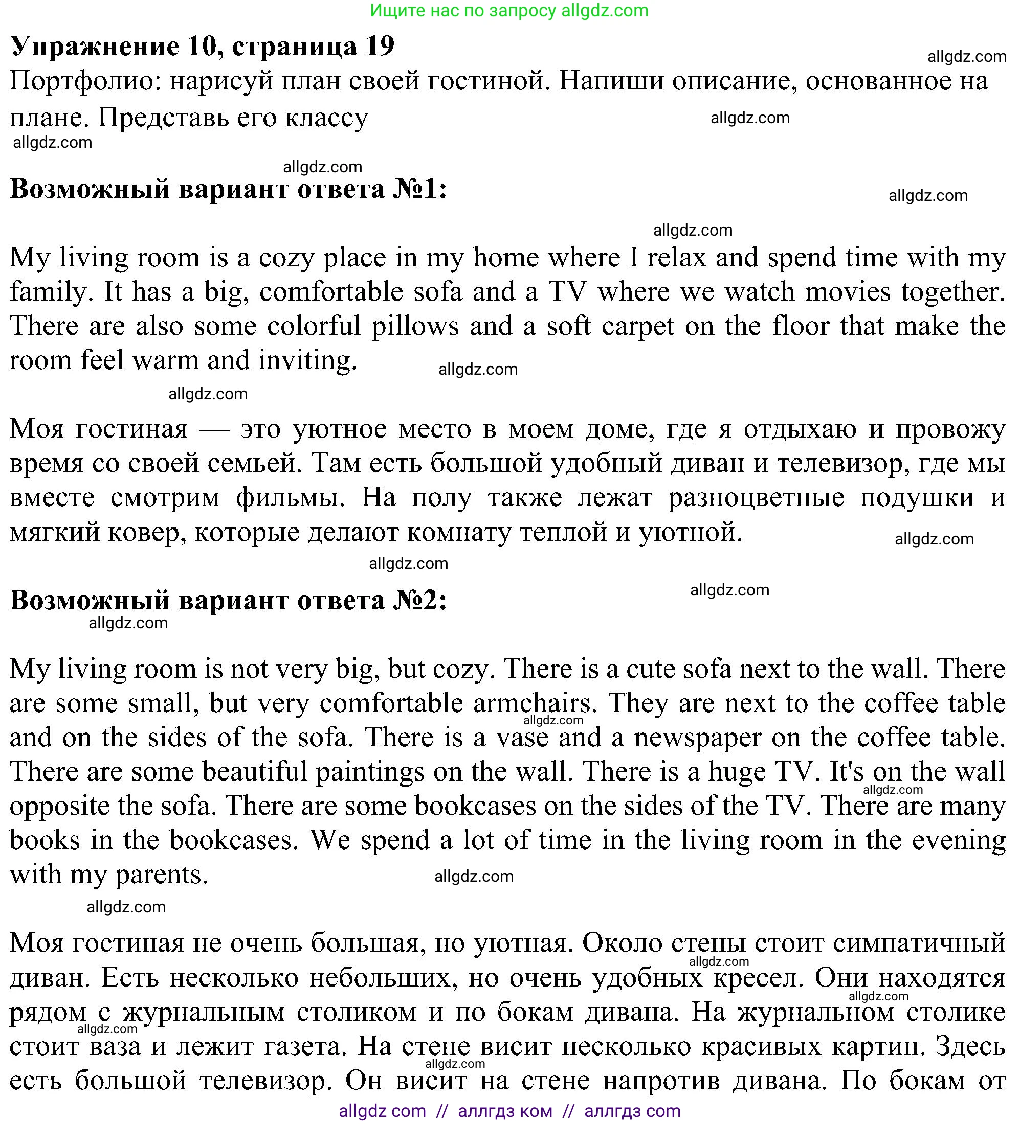 Английский язык (english), 6 класс Учебник (Student's book), авторы: Ваулина Юлия Евгеньевна (Vaulina Julia), Дули Дженни (Dooley Jenny), Подоляко Ольга Евгеньевна (Podolyako Olga), Эванс Вирджиния (Evans Virginia), издательство Просвещение, Москва, 2023, зелёного цвета, страница 19, номер 10, Решение 1 (2023-2027)