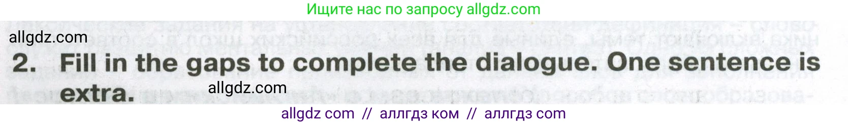 Английский язык (english), 6 класс Тренировочные упражнения в формате ОГЭ (ГИА), авторы: Ваулина Юлия Евгеньевна (Vaulina Julia), Подоляко Ольга Евгеньевна (Podolyako Olga), издательство Просвещение, Москва, 2023, зелёного цвета, страница 6, номер 2, Условие
