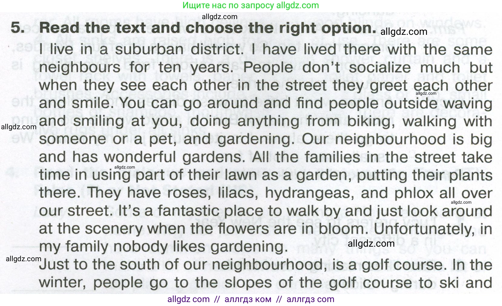 Английский язык (english), 6 класс Тренировочные упражнения в формате ОГЭ (ГИА), авторы: Ваулина Юлия Евгеньевна (Vaulina Julia), Подоляко Ольга Евгеньевна (Podolyako Olga), издательство Просвещение, Москва, 2023, зелёного цвета, страница 24, номер 5, Условие