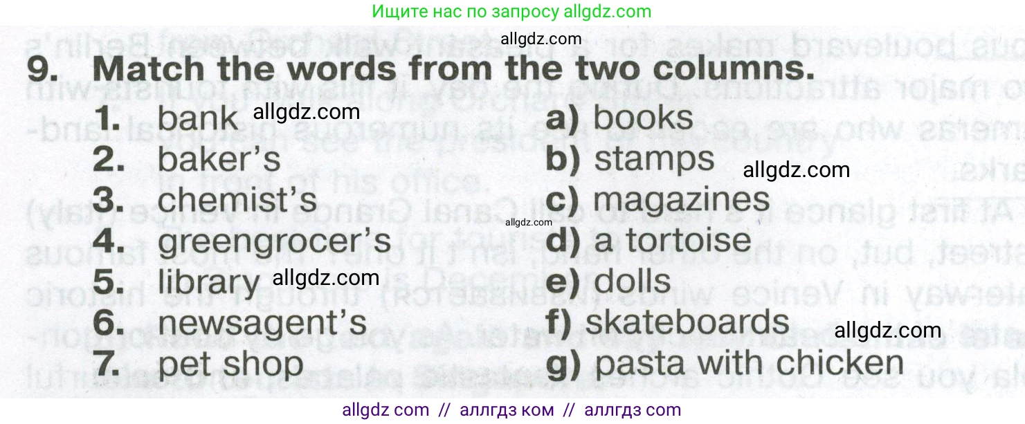 Английский язык (english), 6 класс Тренировочные упражнения в формате ОГЭ (ГИА), авторы: Ваулина Юлия Евгеньевна (Vaulina Julia), Подоляко Ольга Евгеньевна (Podolyako Olga), издательство Просвещение, Москва, 2023, зелёного цвета, страница 28, номер 9, Условие