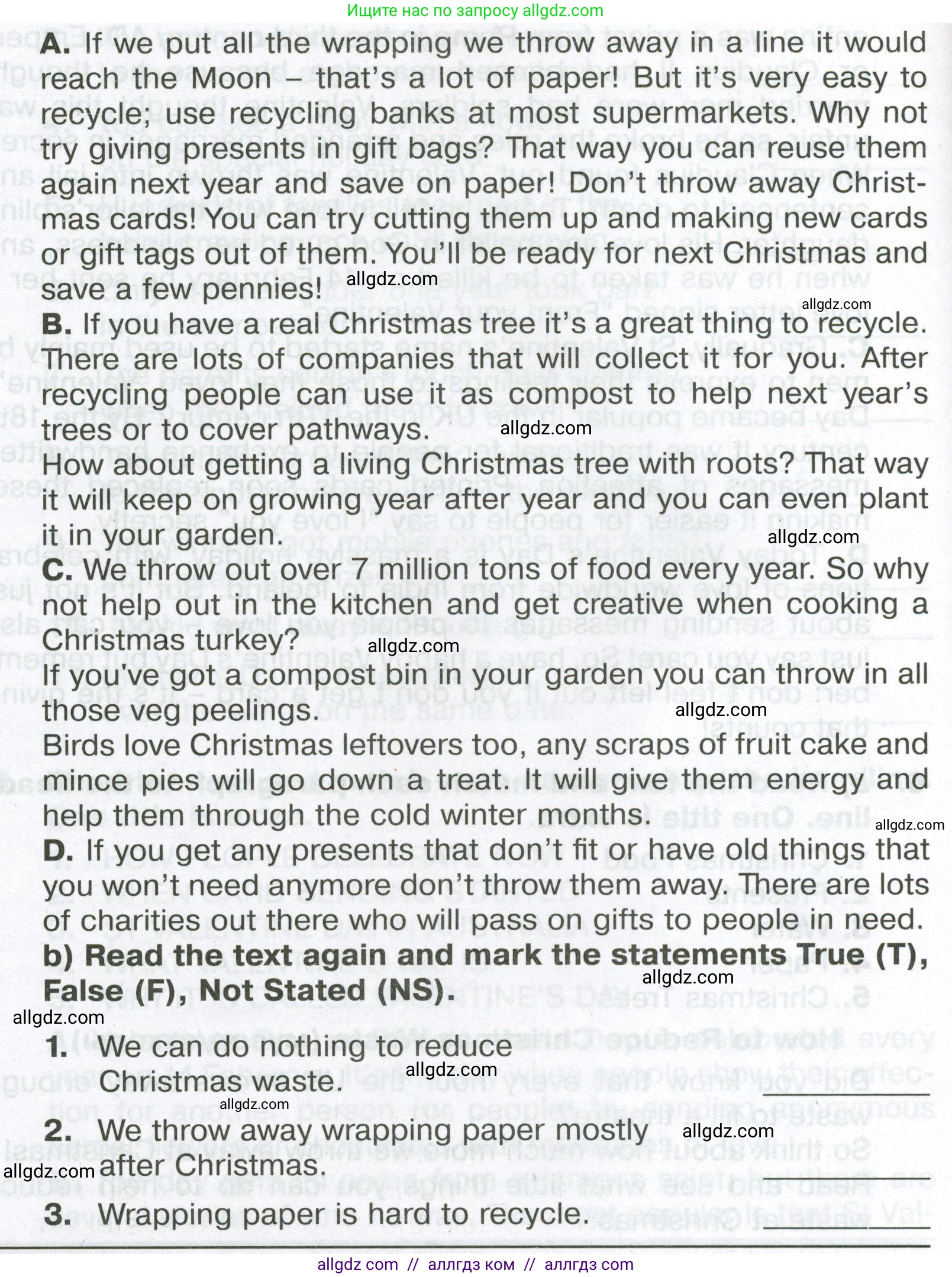 Английский язык (english), 6 класс Тренировочные упражнения в формате ОГЭ (ГИА), авторы: Ваулина Юлия Евгеньевна (Vaulina Julia), Подоляко Ольга Евгеньевна (Podolyako Olga), издательство Просвещение, Москва, 2023, зелёного цвета, страница 67, номер 6, Условие (продолжение 2)