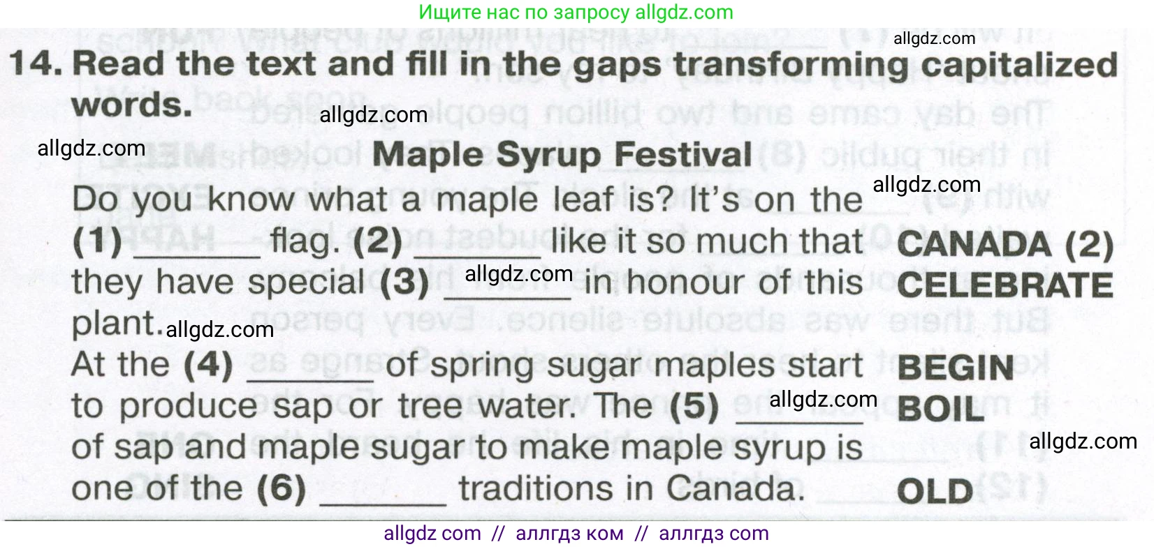Английский язык (english), 6 класс Тренировочные упражнения в формате ОГЭ (ГИА), авторы: Ваулина Юлия Евгеньевна (Vaulina Julia), Подоляко Ольга Евгеньевна (Podolyako Olga), издательство Просвещение, Москва, 2023, зелёного цвета, страница 89, номер 14, Условие