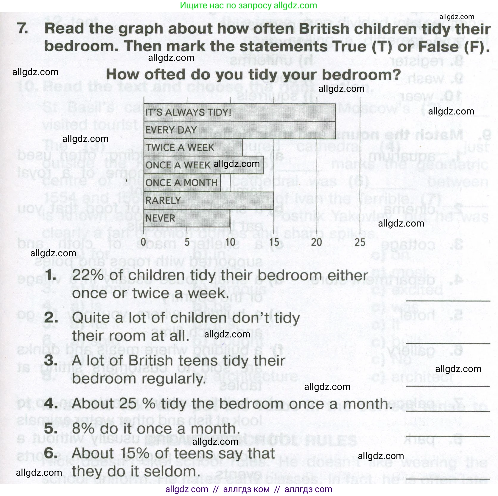 Английский язык (english), 6 класс Тренировочные упражнения в формате ОГЭ (ГИА), авторы: Ваулина Юлия Евгеньевна (Vaulina Julia), Подоляко Ольга Евгеньевна (Podolyako Olga), издательство Просвещение, Москва, 2023, зелёного цвета, страница 117, номер 7, Условие