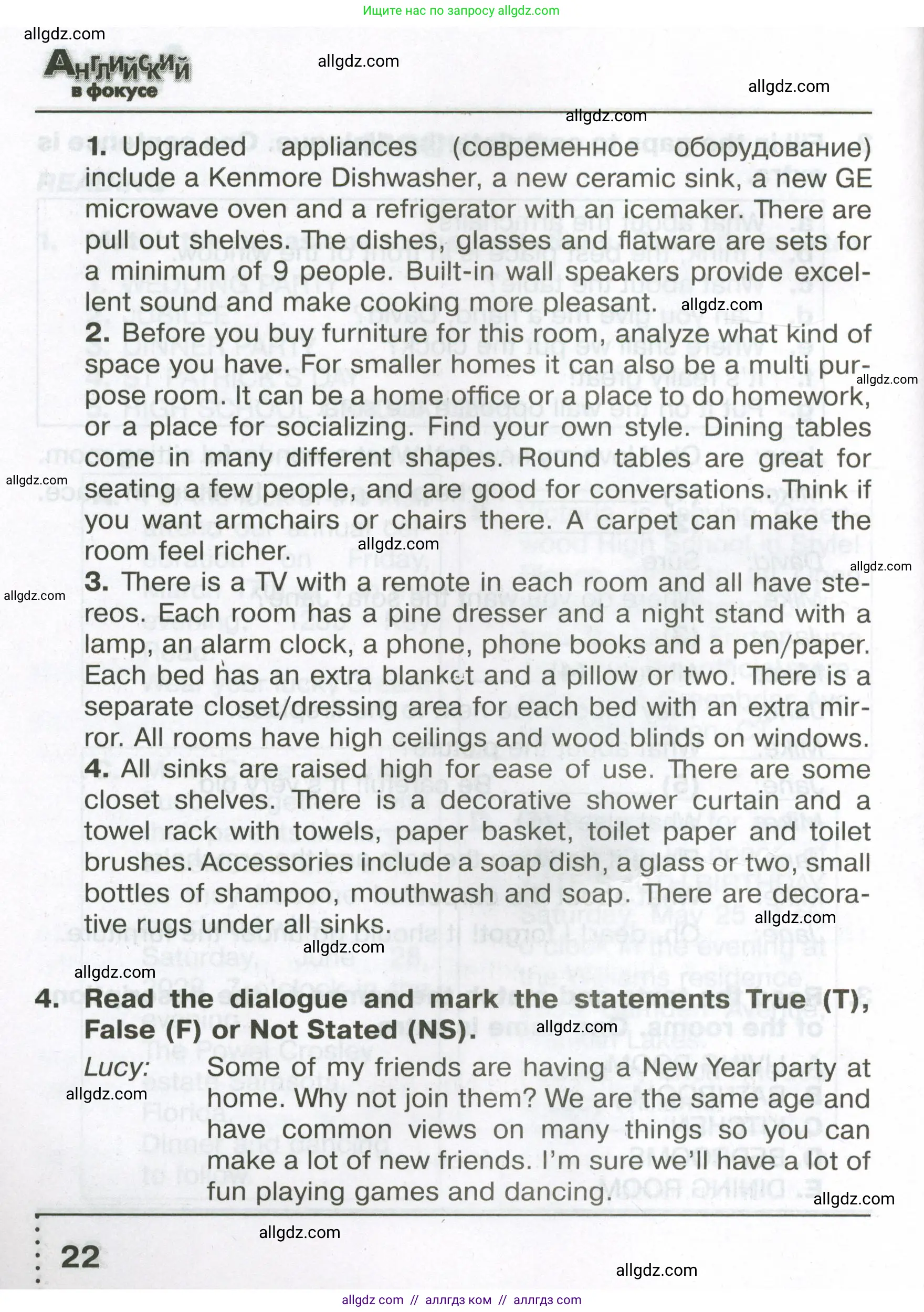 Английский язык (english), 6 класс Тренировочные упражнения в формате ОГЭ (ГИА), авторы: Ваулина Юлия Евгеньевна (Vaulina Julia), Подоляко Ольга Евгеньевна (Podolyako Olga), издательство Просвещение, Москва, 2023, зелёного цвета, страница 22