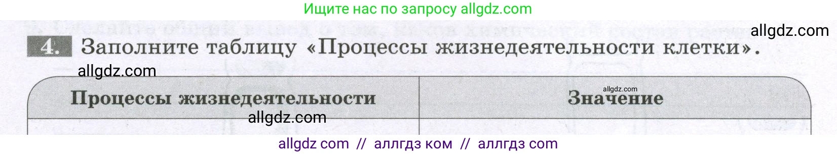 Биология, 6 класс рабочая тетрадь, авторы: Пасечник Владимир Васильевич, Суматохин Сергей Витальевич, Швецов Глеб Геннадьевич, Гапонюк Зоя Георгиевна, Косарькова Марина Викторовна, издательство Просвещение, Москва, 2023, белого цвета, страница 18, номер 4, Условие