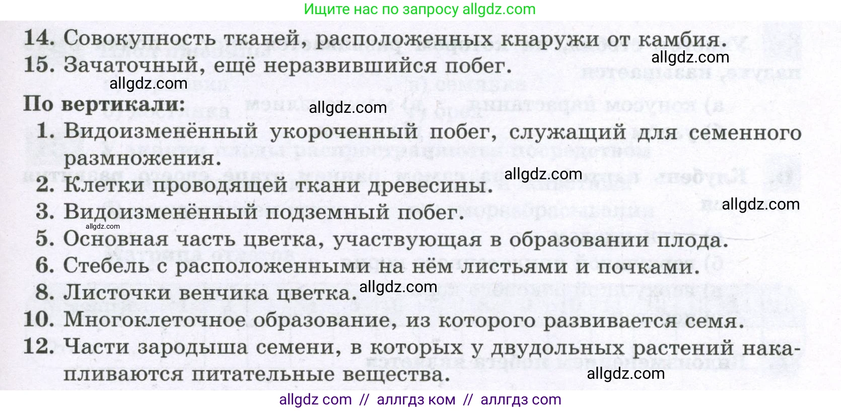 Биология, 6 класс рабочая тетрадь, авторы: Пасечник Владимир Васильевич, Суматохин Сергей Витальевич, Швецов Глеб Геннадьевич, Гапонюк Зоя Георгиевна, Косарькова Марина Викторовна, издательство Просвещение, Москва, 2023, белого цвета, страница 70, номер 6, Условие (продолжение 2)