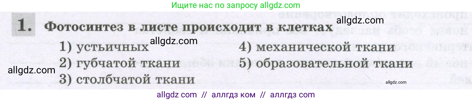Биология, 6 класс рабочая тетрадь, авторы: Пасечник Владимир Васильевич, Суматохин Сергей Витальевич, Швецов Глеб Геннадьевич, Гапонюк Зоя Георгиевна, Косарькова Марина Викторовна, издательство Просвещение, Москва, 2023, белого цвета, страница 105, номер 1, Условие
