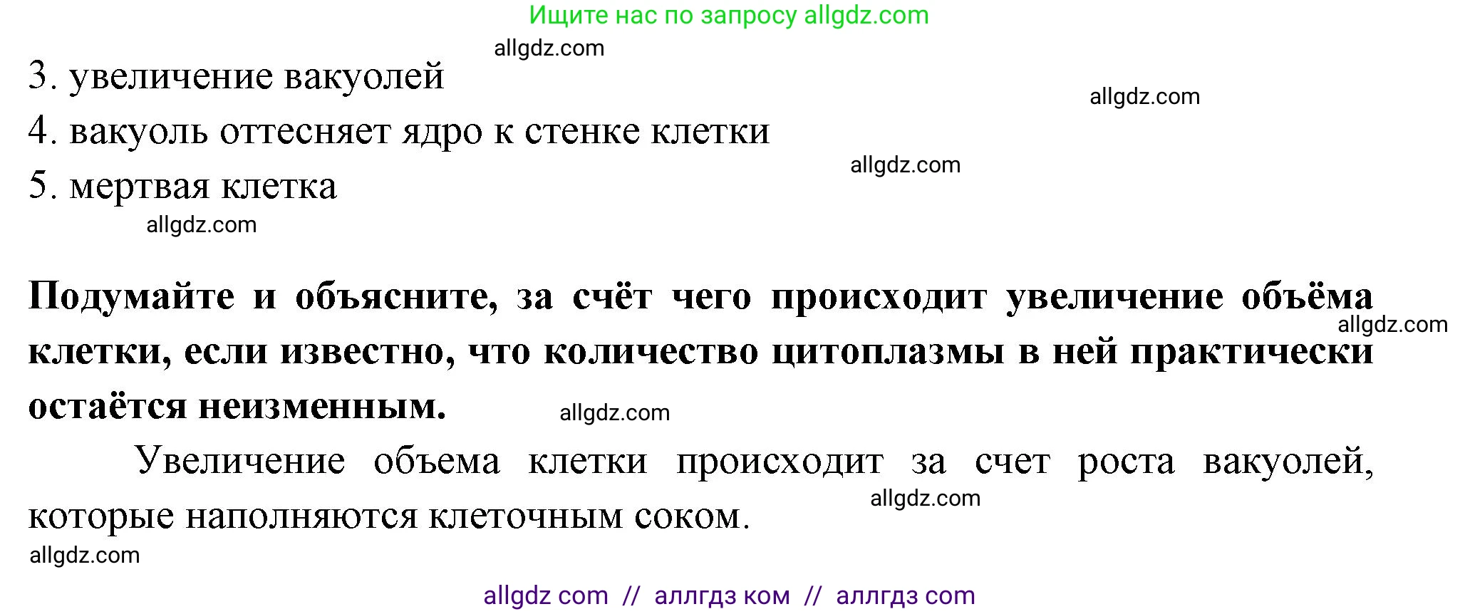 Биология, 6 класс рабочая тетрадь, авторы: Пасечник Владимир Васильевич, Суматохин Сергей Витальевич, Швецов Глеб Геннадьевич, Гапонюк Зоя Георгиевна, Косарькова Марина Викторовна, издательство Просвещение, Москва, 2023, белого цвета, страница 17, номер 2, Решение (продолжение 2)