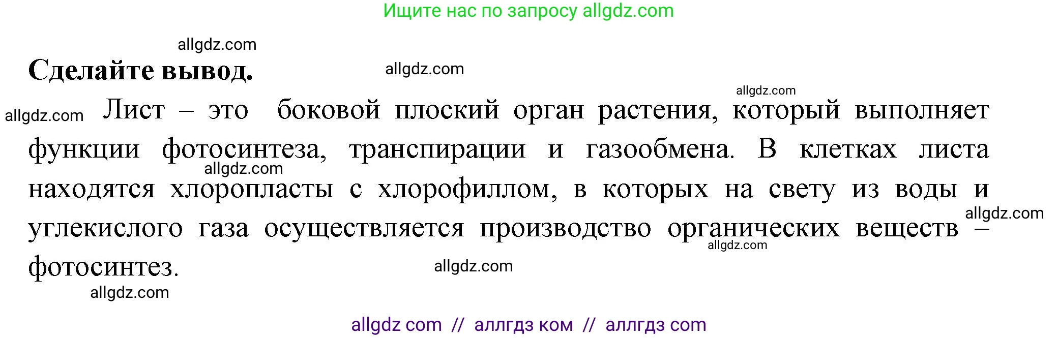 Биология, 6 класс рабочая тетрадь, авторы: Пасечник Владимир Васильевич, Суматохин Сергей Витальевич, Швецов Глеб Геннадьевич, Гапонюк Зоя Георгиевна, Косарькова Марина Викторовна, издательство Просвещение, Москва, 2023, белого цвета, страница 54, номер 7, Решение (продолжение 2)