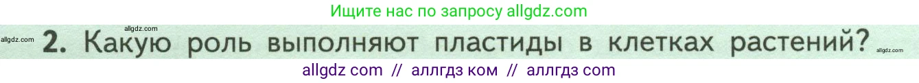 Биология, 6 класс Учебник, авторы: Пасечник Владимир Васильевич, Суматохин Сергей Витальевич, Гапонюк Зоя Георгиевна, Швецов Глеб Геннадьевич, издательство Просвещение, Москва, 2023, белого цвета, страница 16, номер 2, Условие