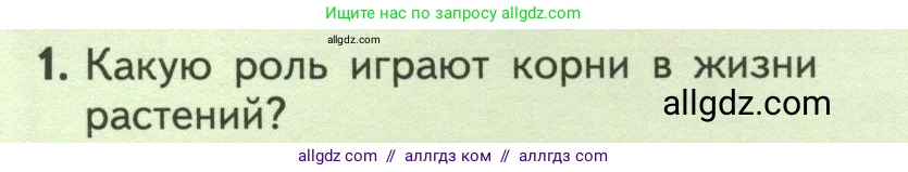 Биология, 6 класс Учебник, авторы: Пасечник Владимир Васильевич, Суматохин Сергей Витальевич, Гапонюк Зоя Георгиевна, Швецов Глеб Геннадьевич, издательство Просвещение, Москва, 2023, белого цвета, страница 44, номер 1, Условие