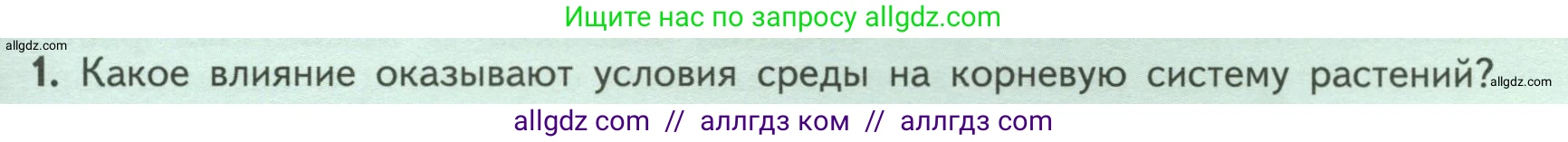 Биология, 6 класс Учебник, авторы: Пасечник Владимир Васильевич, Суматохин Сергей Витальевич, Гапонюк Зоя Георгиевна, Швецов Глеб Геннадьевич, издательство Просвещение, Москва, 2023, белого цвета, страница 51, номер 1, Условие