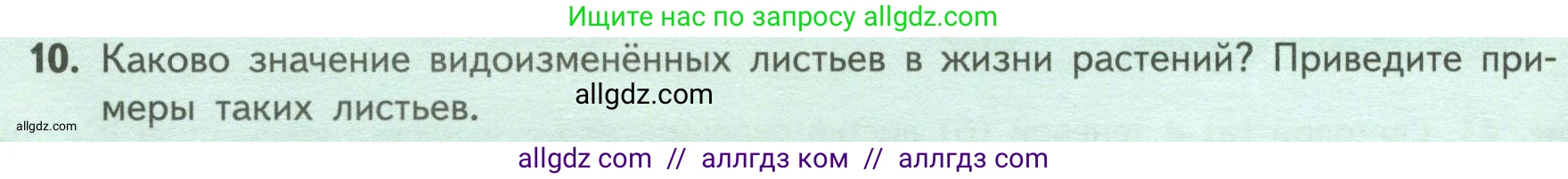 Биология, 6 класс Учебник, авторы: Пасечник Владимир Васильевич, Суматохин Сергей Витальевич, Гапонюк Зоя Георгиевна, Швецов Глеб Геннадьевич, издательство Просвещение, Москва, 2023, белого цвета, страница 66, номер 10, Условие