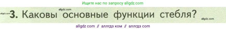 Биология, 6 класс Учебник, авторы: Пасечник Владимир Васильевич, Суматохин Сергей Витальевич, Гапонюк Зоя Георгиевна, Швецов Глеб Геннадьевич, издательство Просвещение, Москва, 2023, белого цвета, страница 70, номер 3, Условие