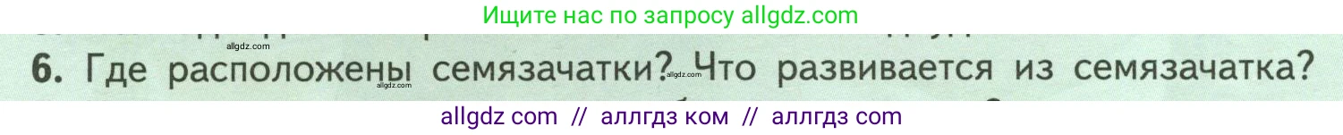 Биология, 6 класс Учебник, авторы: Пасечник Владимир Васильевич, Суматохин Сергей Витальевич, Гапонюк Зоя Георгиевна, Швецов Глеб Геннадьевич, издательство Просвещение, Москва, 2023, белого цвета, страница 76, номер 6, Условие