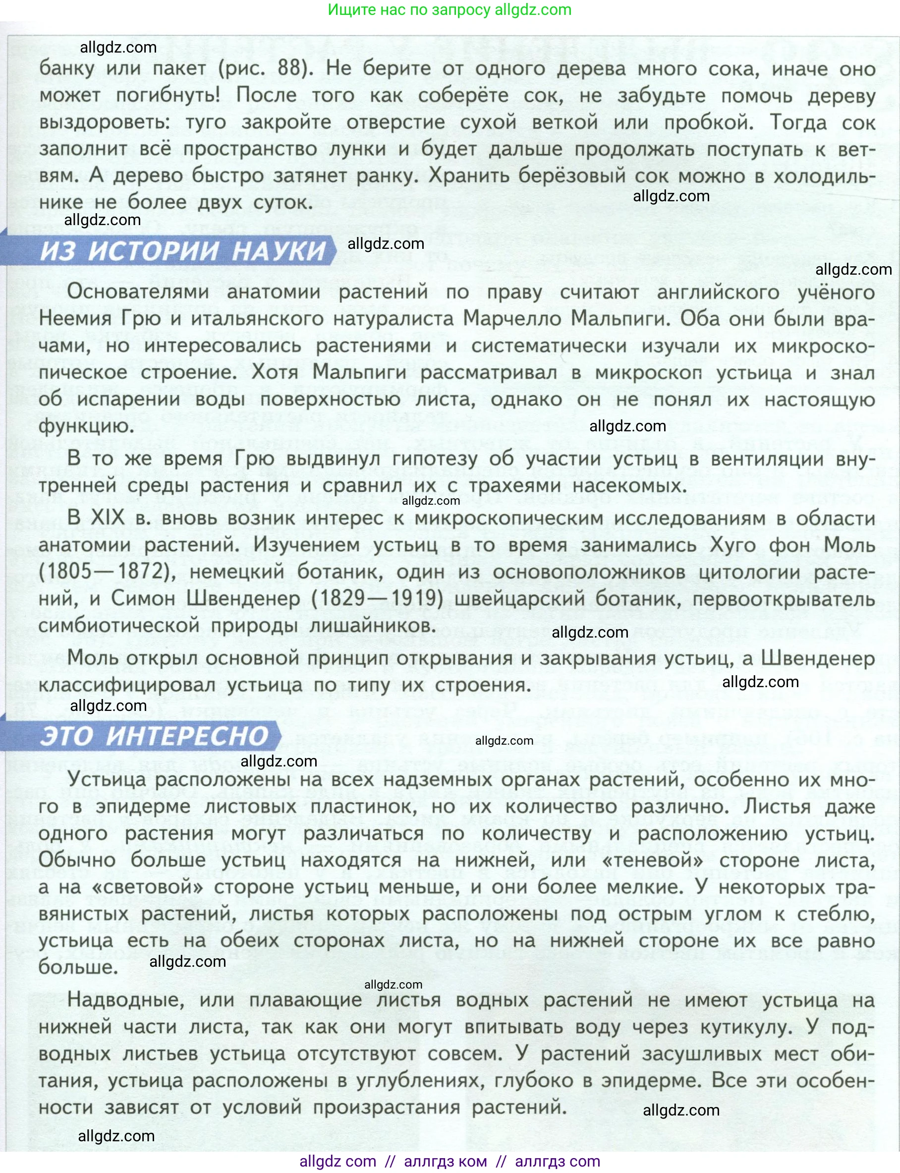 Биология, 6 класс Учебник, авторы: Пасечник Владимир Васильевич, Суматохин Сергей Витальевич, Гапонюк Зоя Георгиевна, Швецов Глеб Геннадьевич, издательство Просвещение, Москва, 2023, белого цвета, страница 113, Условие (продолжение 3)
