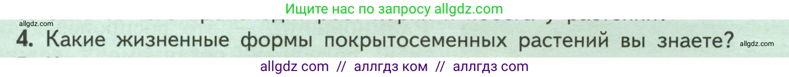 Биология, 6 класс Учебник, авторы: Пасечник Владимир Васильевич, Суматохин Сергей Витальевич, Гапонюк Зоя Георгиевна, Швецов Глеб Геннадьевич, издательство Просвещение, Москва, 2023, белого цвета, страница 129, номер 4, Условие