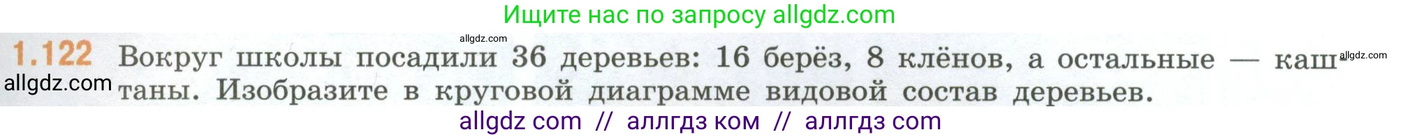 Математика, 6 класс Учебник, авторы: Виленкин Наум Яковлевич, Жохов Владимир Иванович, Чесноков Александр Семёнович, Александрова Лилия Александровна, Шварцбурд Семён Исаакович, издательство Просвещение, Москва, 2023, белого цвета, Часть 1, страница 31, номер 1.122, Условие