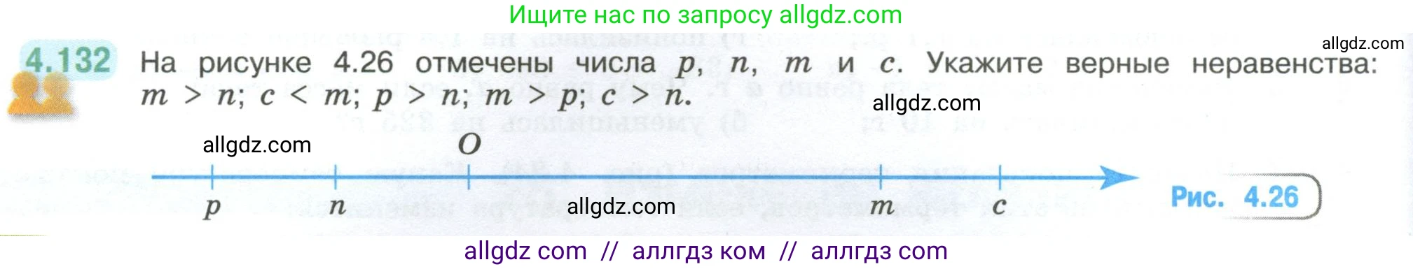 Математика, 6 класс Учебник, авторы: Виленкин Наум Яковлевич, Жохов Владимир Иванович, Чесноков Александр Семёнович, Александрова Лилия Александровна, Шварцбурд Семён Исаакович, издательство Просвещение, Москва, 2023, белого цвета, Часть 2, страница 30, номер 4.132, Условие