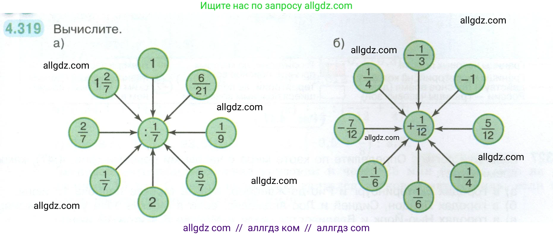 Математика, 6 класс Учебник, авторы: Виленкин Наум Яковлевич, Жохов Владимир Иванович, Чесноков Александр Семёнович, Александрова Лилия Александровна, Шварцбурд Семён Исаакович, издательство Просвещение, Москва, 2023, белого цвета, Часть 2, страница 59, номер 4.319, Условие