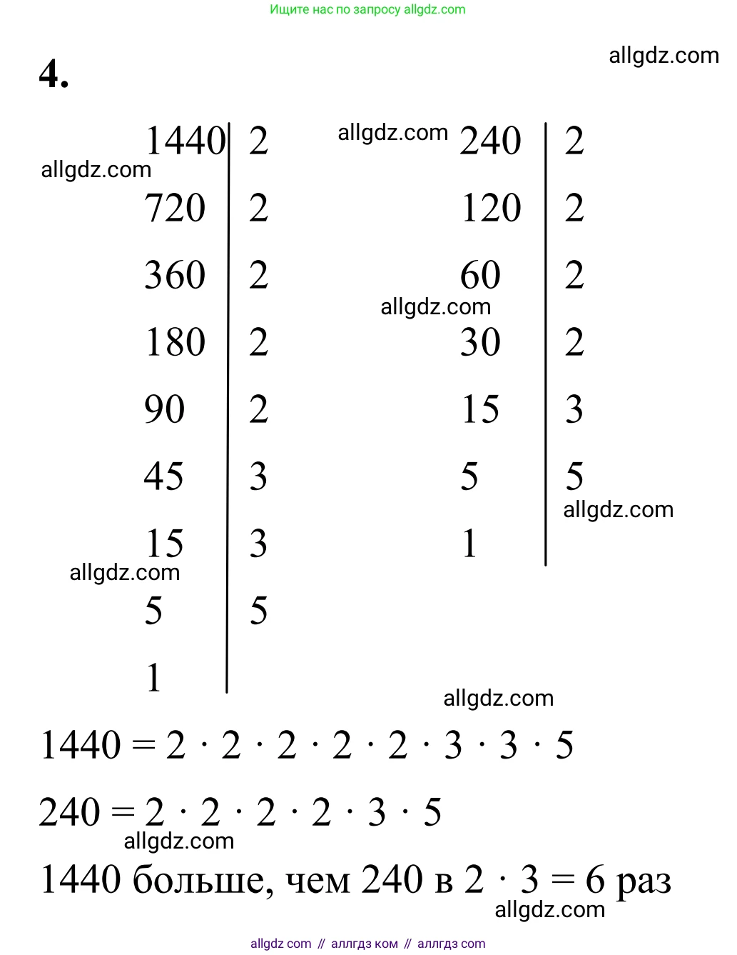 Математика, 6 класс Учебник, авторы: Виленкин Наум Яковлевич, Жохов Владимир Иванович, Чесноков Александр Семёнович, Александрова Лилия Александровна, Шварцбурд Семён Исаакович, издательство Просвещение, Москва, 2023, белого цвета, Часть 1, страница 54, номер 4, Решение 1