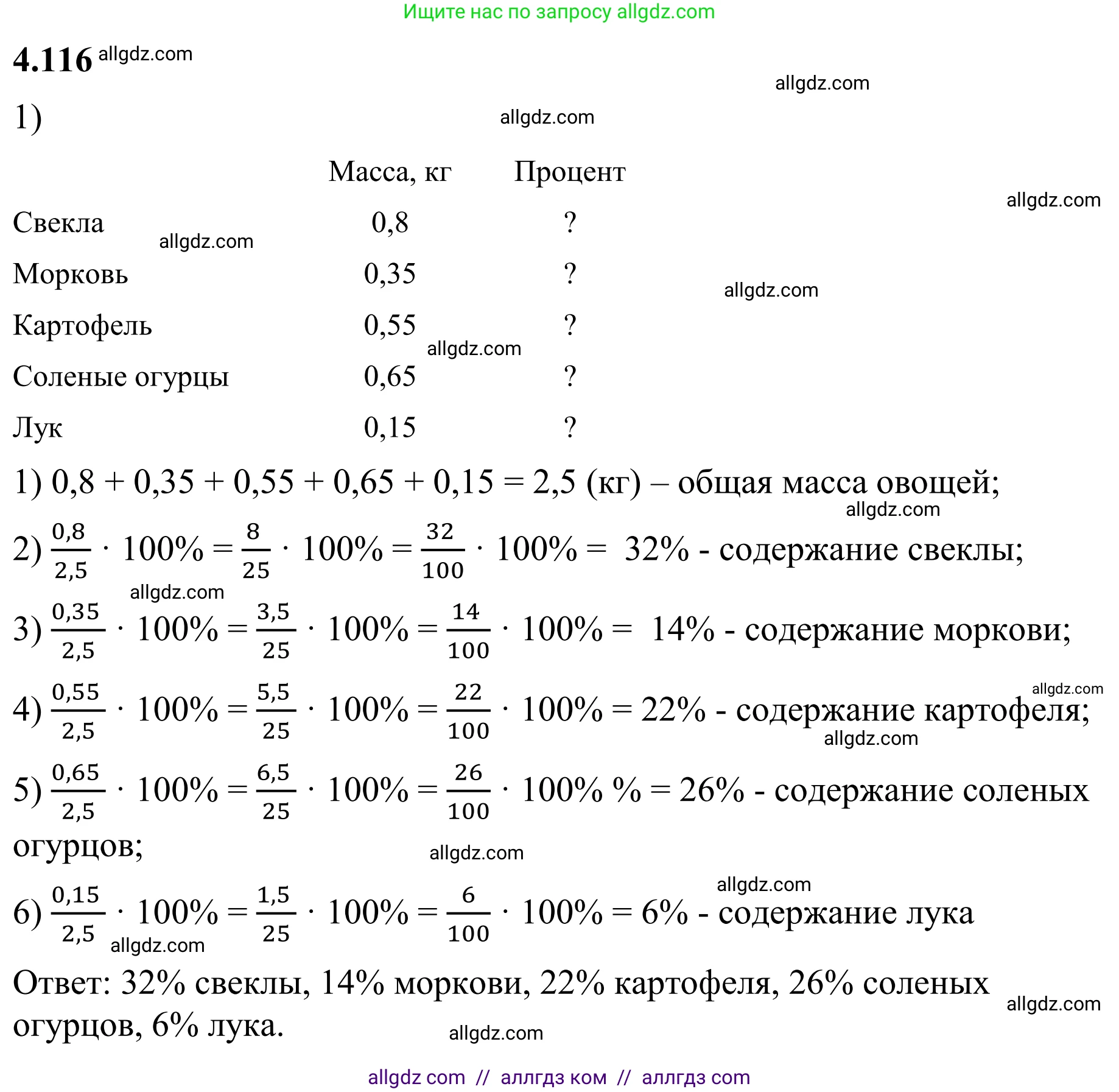 Математика, 6 класс Учебник, авторы: Виленкин Наум Яковлевич, Жохов Владимир Иванович, Чесноков Александр Семёнович, Александрова Лилия Александровна, Шварцбурд Семён Исаакович, издательство Просвещение, Москва, 2023, белого цвета, Часть 2, страница 27, номер 4.116, Решение 1