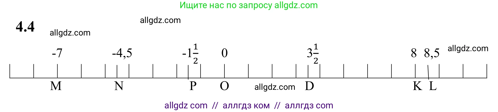 Математика, 6 класс Учебник, авторы: Виленкин Наум Яковлевич, Жохов Владимир Иванович, Чесноков Александр Семёнович, Александрова Лилия Александровна, Шварцбурд Семён Исаакович, издательство Просвещение, Москва, 2023, белого цвета, Часть 2, страница 8, номер 4.4, Решение 1