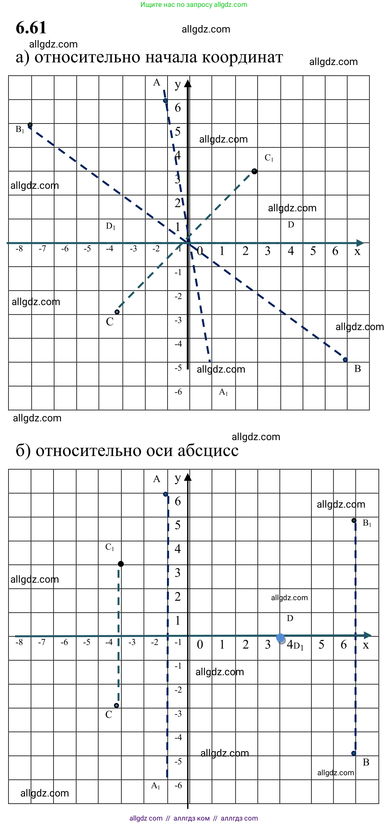 Математика, 6 класс Учебник, авторы: Виленкин Наум Яковлевич, Жохов Владимир Иванович, Чесноков Александр Семёнович, Александрова Лилия Александровна, Шварцбурд Семён Исаакович, издательство Просвещение, Москва, 2023, белого цвета, Часть 2, страница 108, номер 6.61, Решение 1