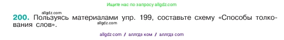 Русский язык, 6 класс Учебник, авторы: Баранов Михаил Трофимович, Ладыженская Таиса Алексеевна, Тростенцова Лидия Александровна, Ладыженская Наталия Вениаминовна, Дейкина Алевтина Дмитриевна, Антонова Любовь Геннадиевна, Григорян Лариса Трофимовна, Кулибаба Иван Иванович, издательство Просвещение, Москва, 2023, салатового цвета, Часть 1, страница 106, номер 200, Условие 2023