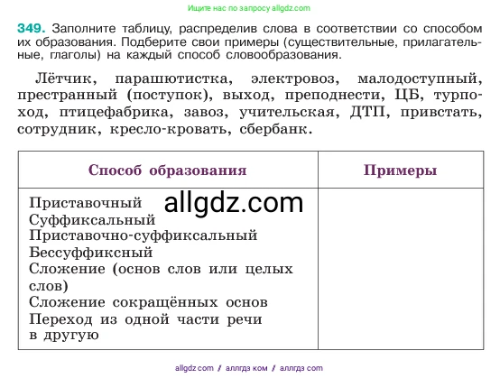 Русский язык, 6 класс Учебник, авторы: Баранов Михаил Трофимович, Ладыженская Таиса Алексеевна, Тростенцова Лидия Александровна, Ладыженская Наталия Вениаминовна, Дейкина Алевтина Дмитриевна, Антонова Любовь Геннадиевна, Григорян Лариса Трофимовна, Кулибаба Иван Иванович, издательство Просвещение, Москва, 2023, салатового цвета, Часть 1, страница 179, номер 349, Условие 2023