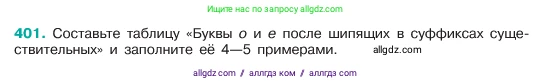 Русский язык, 6 класс Учебник, авторы: Баранов Михаил Трофимович, Ладыженская Таиса Алексеевна, Тростенцова Лидия Александровна, Ладыженская Наталия Вениаминовна, Дейкина Алевтина Дмитриевна, Антонова Любовь Геннадиевна, Григорян Лариса Трофимовна, Кулибаба Иван Иванович, издательство Просвещение, Москва, 2023, салатового цвета, Часть 1, страница 202, номер 401, Условие 2023
